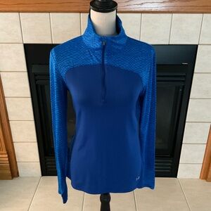 Under Armour Coldgear 1/4 Zip, Athletic Fitted Pullover, Women’s Sz L